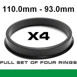 Центрирующее кольцо для алюминиевых дисков 110.5mm ->93.0mm ― AUTOERA.LV