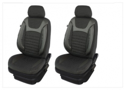 2x Front textile seat covers, universal fit    ― AUTOERA.LV