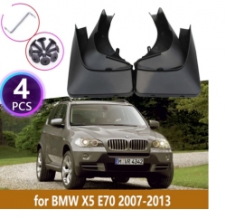 Dubļu sargi BMW X5 E70 (2007-2014) / tikai versijam bez arku uzlikam un ar hromēt.pakapienu ― AUTOERA.LV