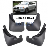 Mud flaps set Toyota RAV4 (2006-2012) /version with plastic fender flare 