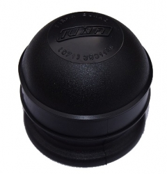 Hard rubber PVC tow-ball cover, black  ― AUTOERA.LV