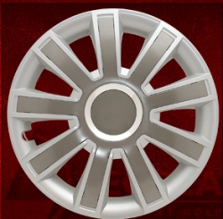 Wheel cover set  - Flash Silver/Grey, 15" ― AUTOERA.LV