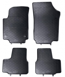 Rubber floor mats set  VW UP (2011-2019)/ Skoda Citigo (2011-2019) ― AUTOERA.LV