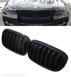 Radiator grills for BMW X5 F15 (2013-2022), black matt (2pcs) ― AUTOERA.LV