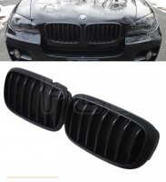 Решётки радиатора для BMW X5 F15 (2013-2022), чёрный матовые (2шт)