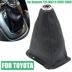 Gear shift knob leather cover for Toyota Avensis (2003-2009) ― AUTOERA.LV