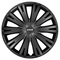 Wheel cover set -  GIGA BLACK, 15"