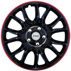 Wheel cover set HERO GTR BLACK , 13" ― AUTOERA.LV