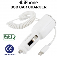 Авто зарядка для  Apple iPhone 5S/5C/6 Plus / 7 / 7 PLUS/8/X ; iPod Touch 5G