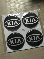 Disc stickers KIA, diam.64mm) ― AUTOERA.LV