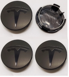 Комплект заглушек/колпачков для литых дисков для Tesla 56мм