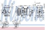 Kondicioniera kompresors NISSENS ― AUTOERA.LV
