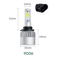 LED xenon bulb  HB4, 36W, 6000K