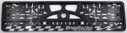 3D plate number holder  - Drag Racing League ― AUTOERA.LV