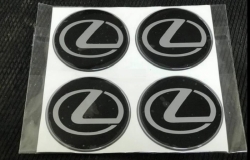 Комплект наклеек на колпаки/диски Lexus , диам.64мм ― AUTOERA.LV
