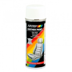 Vinyl and leather spray (plain white matt) - MOTIP 04236, 200ml.   ― AUTOERA.LV