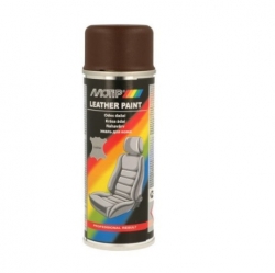 Vinyl and leather spray paint - MOTIP 04238 (chocolota-brown), 200ml.    ― AUTOERA.LV