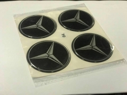 ALLOY WHEEL TRIM CENTRE CAP DECAL LOGO Mercedes-Benz, 64mm ― AUTOERA.LV