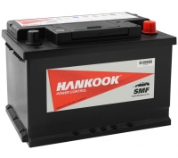 Авто аккумулятор - Hankook 72Ah, 640A, 12В (-/+)