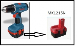 Аккумулятор для Makita 1222/ 6270D/ 6271D, 2500mAh, 12В ― AUTOERA.LV