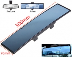 Car Panoramic mirror - 300x70mm (shadowed) ― AUTOERA.LV