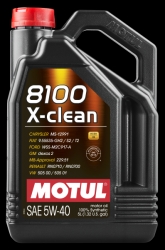 Sintētiskā motoreļļa - Motul X-Clean 8100 SAE 5W40, 5L ― AUTOERA.LV