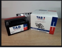 Мото аккумулятор (сухой, в комп с электролитом) - TAB 6.5Аh, 12V (+/-)