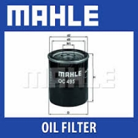Oil filter -  MAHLE ORIGINAL