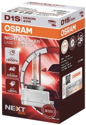 Pamatluktura ksenona spuldze  - OSRAM D1S NIGHT BRAKER 35W (+200% NEXT GEN 12/24V) ― AUTOERA.LV