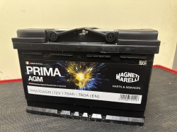 AGM car battery - Magnetti MAreli 70Ah, 760A, 12V   ― AUTOERA.LV