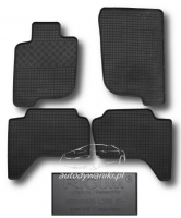 Rubber floor mats set Mitsubishi L200 (2007-2015)