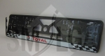 Plate number holder - Total ― AUTOERA.LV