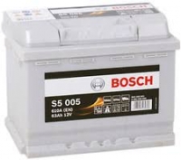 Car battery - BOSCH 63Ah, 610A, 12V (-/+)