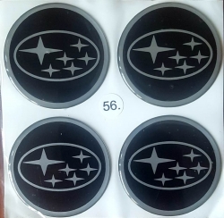 Наклейки на колпаки /диски Subaru 56мм ― AUTOERA.LV