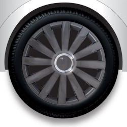 Wheel covers set - Spider Pro Black, 14" ― AUTOERA.LV
