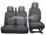 К-т чехлов на сиденья VW T5/Caravelle/Multivan (2003-2010) ― AUTOERA.LV