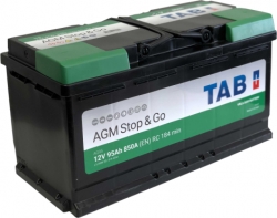 AGM Car battery - TAB (STOP & GO) 95Ah, 850A, 12V (-/+) ― AUTOERA.LV