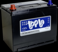 Auto akumulators TOPLA 75Ah 740A 12V 