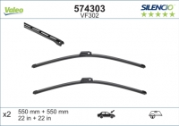 Aero wiperblade set by VALEO SILENCO for Audi/Mercedes-Benz, 55+55сm