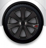 Wheel cover set - VR CARBON BLACK, 15"