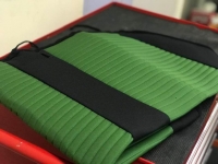 Universal seat covers BUS (1+2seats) /good quallity textile, green color 