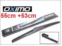 Front wiperblades by OXIMO, 55cm+53cm
