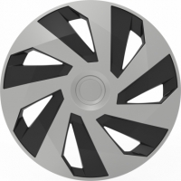 Wheel cover set - VECTOR SILVER/BLACK, 15"