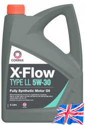 Synthetic motor oil  - Comma X-Flow Type LL 5W30, 5L ― AUTOERA.LV