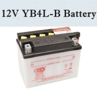 Moto battery (dry, no acid) - LP DRY 4А, 12V