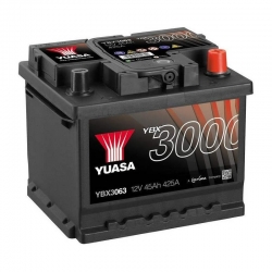 Car  acid battery - YUASA 45Ah, 425A, 12V ― AUTOERA.LV