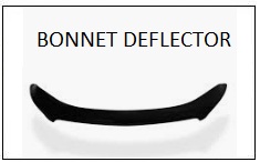 Bonnet deflector