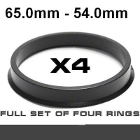 Spigot ring for alloy wheels 65.0mm ->54.0mm