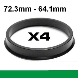 Центрирующее кольцо для алюминиевых дисков 72.3mm->64.1mm ― AUTOERA.LV