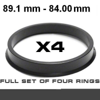 Центрирующее кольцо для алюминиевых дисков 89.1mm - 84.0mm